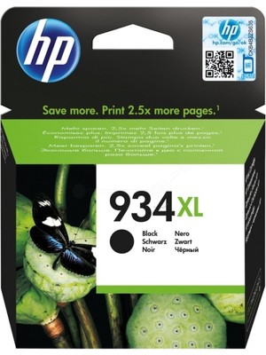 Hp 934Xl C2P23A Siyah  Kartuş Yüks. Kap. Officejet 6830