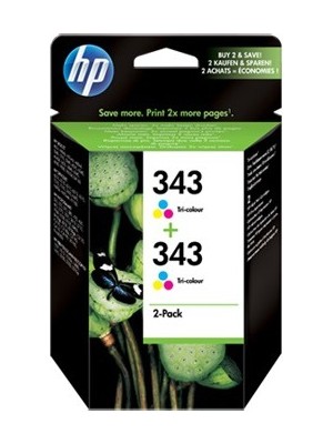 Hp 343 Cb332E 2Li Paket Renkli Kartuş