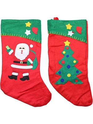 Wildlebend Noel Baba Hediye Çorabı Büyük Boy