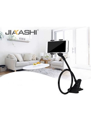 Wildlebend Akrobat Telefon Tutucu Spiral Gövdeli Oynar Başlıklı - Siyah