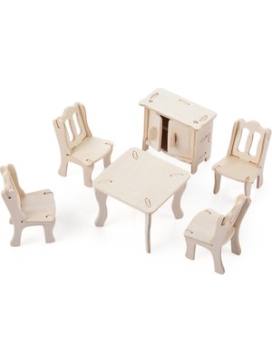 Wildlebend 3D Ahşap Puzzle - Yemek Odası