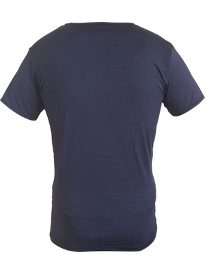 Lotto Lenny Tee Navy Erkek T-Shirt N7692 - Slim Fit