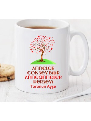 Soppigo Anneler Çok Şey Bilir Kişiye Özel Kupa TK74