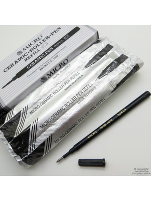 Micro Roller Kalem Yedeği Siyah Tekli Paket - Roller Kalem Ucu