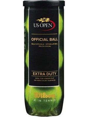 Wilson 3 Lü Us Open Tenis Topu Hafif ve Dengeli Tasarım ile Profesyonel Kullanım İçin Uygun 106200