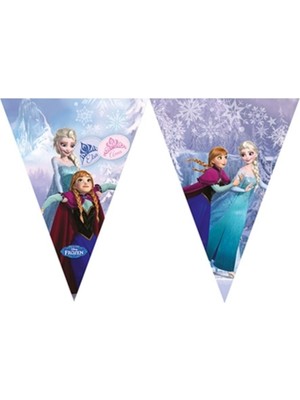 Sihirli Parti Frozen Bayrak Set