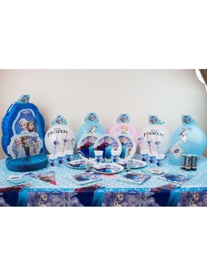 Sihirli Parti Frozen Doğum Günü Süper Parti Seti 16 Kişilik