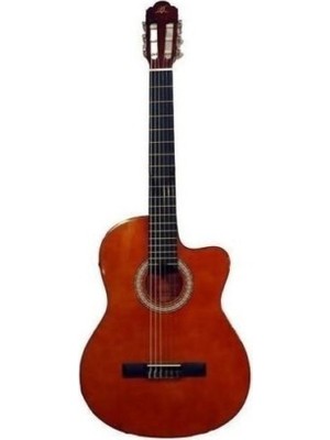 Barcelona LC 3900 COR Cutaway Klasik Gitar Ihlamur Ağacı Üst Kısım Renk: Portakal Sarı