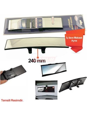 Nettedarikcisi Oto İç İlave Ayna Makaslı Dikiz Aynası Model 240 MM