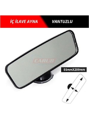 Ayna Vantuzlu 5,5cmx20cm Orjinal Cam 0221172