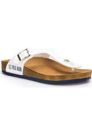 U S Polo Bite Black 100249680 Parmak Arasi Erkek Terlik