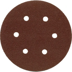 Cırtlı Disk Zımpara Kahverengi Alox 150 mm 150 Kum 10 Adet