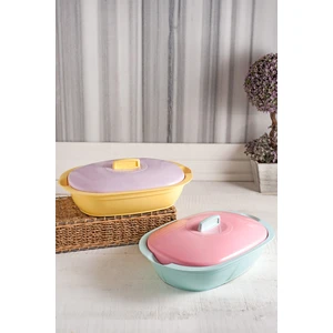 Nefnefhome_Bager 2'li  Bellisima Oval Tencere