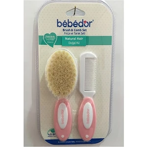 573 Doğal Saç Fırçası Ve Tarak Seti