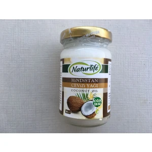 Organik Soğuk Sıkım Naturlife Hindistan Cevizi Yağı 100 Gr (Coconut Oil)