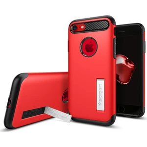 Apple iPhone 8 - iPhone 7 Kılıf Slim Armor Crimson Red - 042CS21519