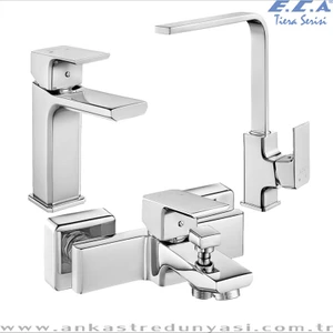 Eca Tiera Serisi Batarya Set (Ec000005) (Evye Lavabo Banyo)
