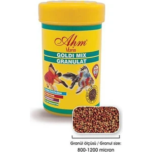 Ahm Goldi Mix Granulat Japon Balığı Yemi 1000 Ml