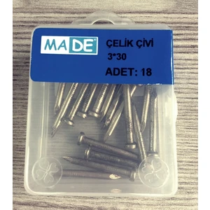 Kaliteli Çelik Çivi 3 x 30 ( 18 Adet )