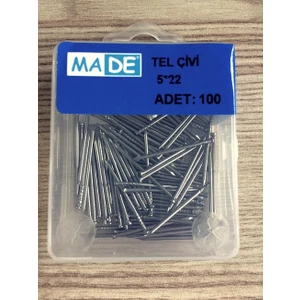 Kaliteli Tel Çivi 5 x 22 (100 Adet )