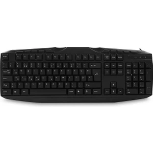 KB-250F Siyah Tamamen Türkçe F Multimedia  USB Klavye