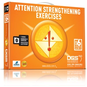 Adeda Yayıncılık Dikkati Güçlendirme Seti ~ Anasınıfı - 6 Yaş İngilizce