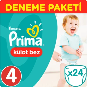 Pants Külot Bebek Bezi 4 Beden Maxi Deneme Paketi 24 Adet