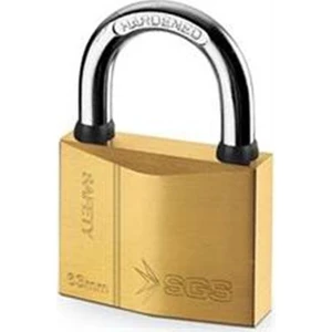 Sarı Kaplama Asma Kilit 20Mm Sgs1300 (1 Adet)