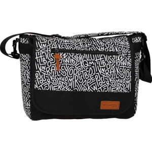 Bagart Siyah - Beyaz Postacı Çantası (82930)