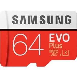 EVO Plus 64GB 100 MB/s microSDXC Kart (SD Adaptör) MB-MC64GA/TR