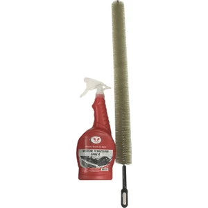 Motor Temizleme Spreyi 750 ML. Su Kullanım Gerektirmeyen Formül + 60 cm Motor Temizleme Temizleme Fırçası 