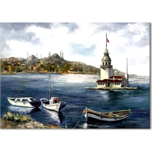 Kız Kulesi Kanvas Tablo