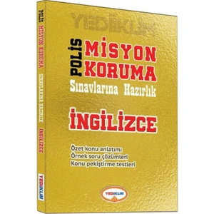 Yediiklim Yayınları Polis Misyon Koruma Sınavlarına Hazırlık İngilizce Kitabı