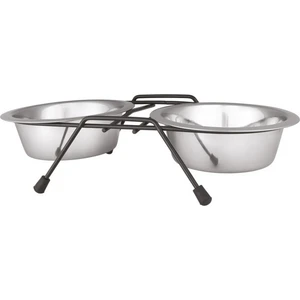 Ayaklı İkili Metal Mama Kabı 2Qt (Çap : 21 Cm 1.89 L)
