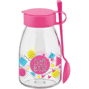 Maya Yoğurt Kavanozu Pembe 500 ml