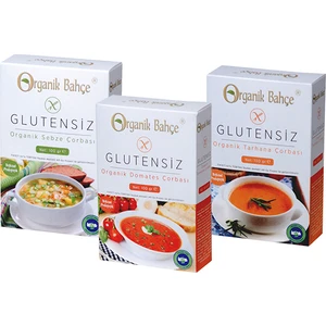 Organik Bahçe Glutensiz Çorba Seti 3 Adet x 100 gr
