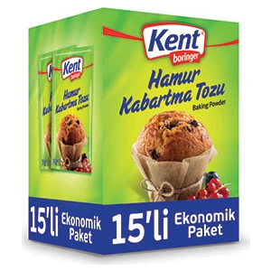 Kent Boringer hamur Kabartma Tozu 10+5&#39Li Ekonomik Paket