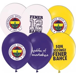 Alpenhaın fenerbahçe Baskılı Latex Balon 5Ad