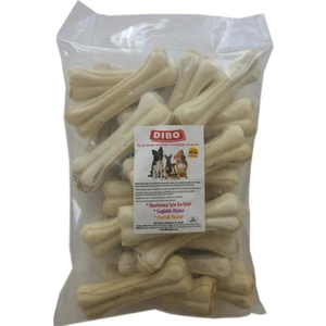 Köpek Çiğneti Pres Kemik Beyaz 50-55 gr 12 cm ( 25 Adet )