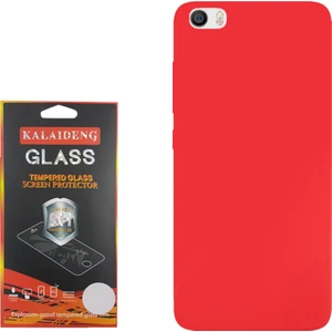Xiaomi Mi5 Kılıf Premier Silikon Case +Cam