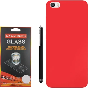 Xiaomi Mi5 Kılıf Premier Silikon Case +Kalem +Cam