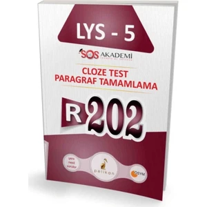 Pelikan Yayınları İngilizce LYS -5 R202 Cloze Test Paragraf Tamamlama