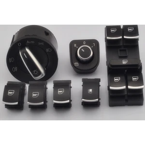 Volkswagen Jetta Kromlu Kontrol Düğmeleri 6 Lı Set