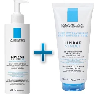 La Roche-Posay Lipikar Baume, 400 Ml+Lipikar Syndet 200 Ml Kofre