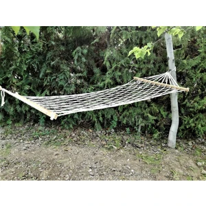 Başkaya Shopping Büyük Boy Pamuk İplikli Gürgen Hamak Pamuklu Beyaz