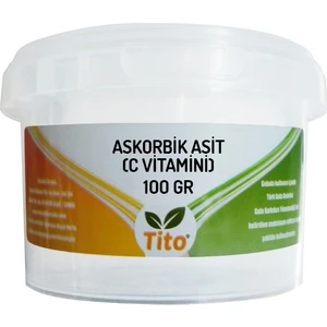 Askorbik Asit (C Vitamini) [Gıda Tipi] - 100 Gr