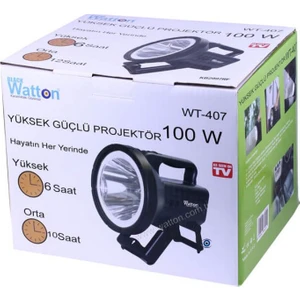 Wt 407 100 Watt Güçlü Projektör