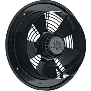 25 cm çapında BDRAX 250-2K 2700 D/D 220/230 volt Monofaze Aksiyel Fan