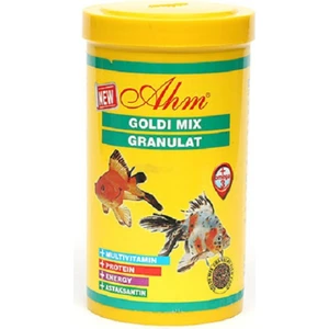 Ahm Goldi Mix Granulat - Japon Balığı Yemi 1000 Ml