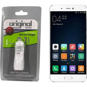 Case Man Xiaomi Mi5 Prime Araç Şarj Cihazı Hızlı Şarj Özellikli Adaptör